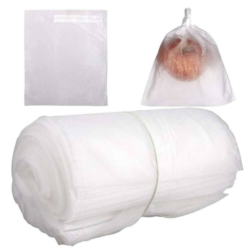 500pcs Garden Plant Fruit Cover Protect Net Mesh Bag Against Insect