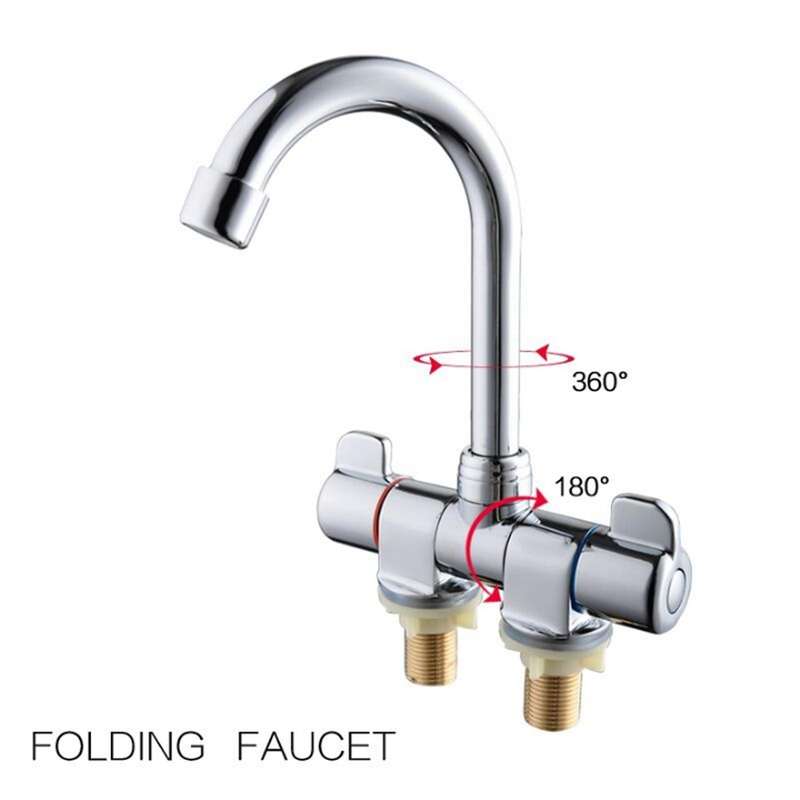 Kitchen Faucet, Swivel Rv Faucet for Camper Rv Rv Travel Trailer
