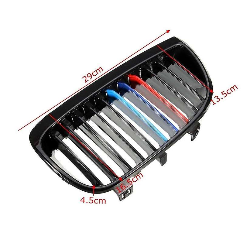 Car Glossy Black Front Hood Kidney Grill For-bmw 1 Series E81 E87