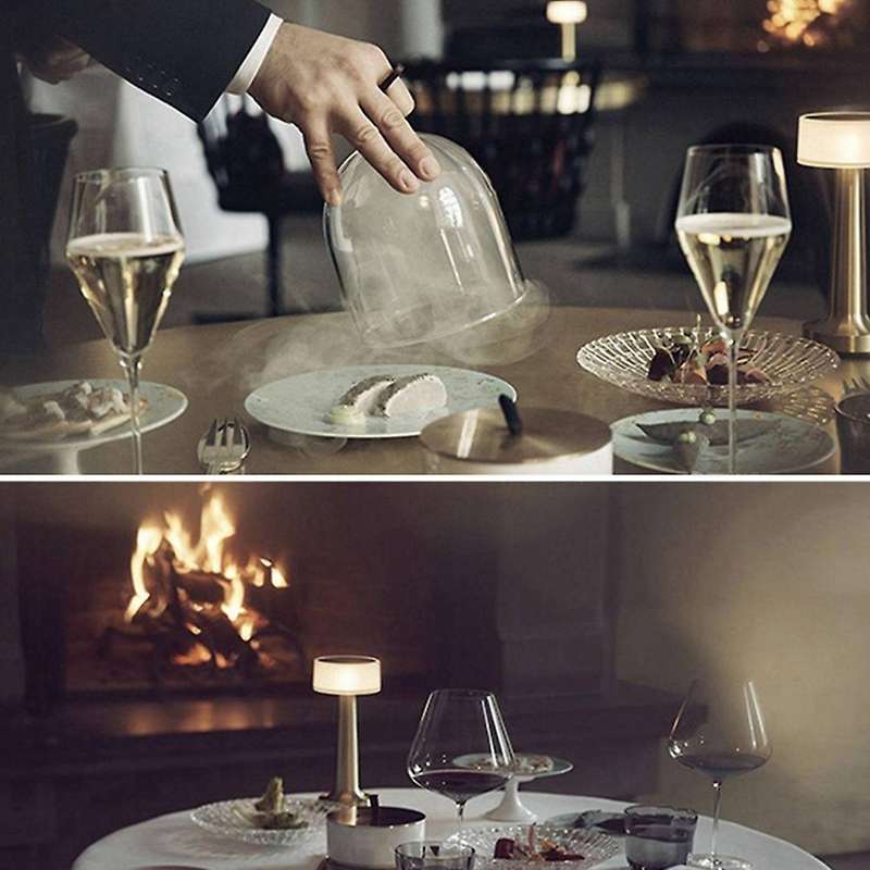 Press Sensor Table Lamps,desk Lamp,rechargeable Led Stand,golden