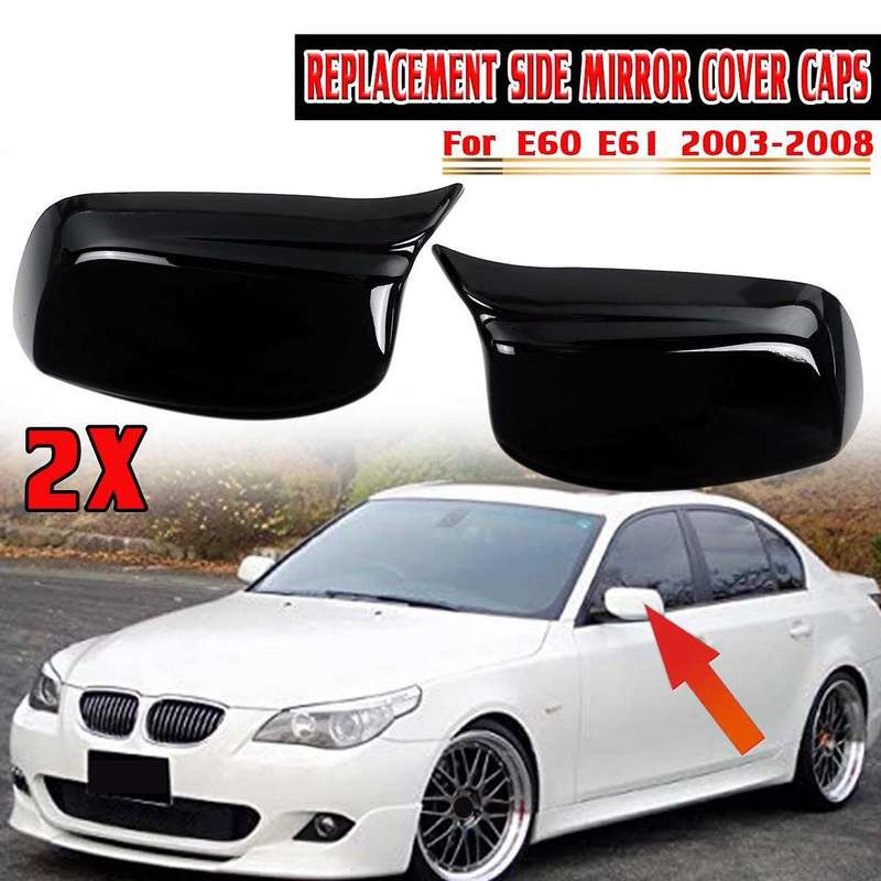 Mirror Cover Car Side Rearview Mirror Cover Cap Trim Rear View A