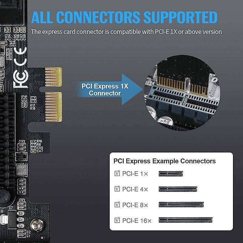 Pcie Sata Card 8 Port, Sata 3.0 Pcie Card, Upport 8 Sata 3.0 Devices