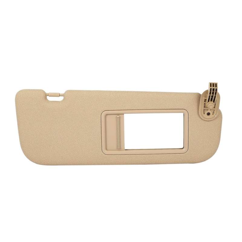 Car Beige Sun Visor Shade Passenger with Mirror for Elantra Md 11-15