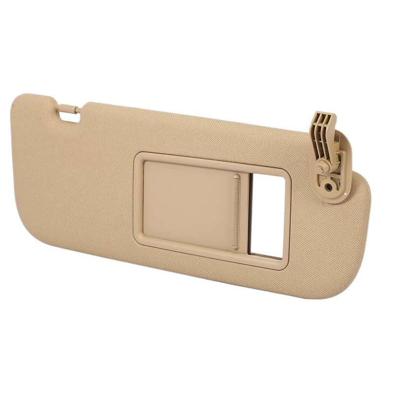 Car Beige Sun Visor Shade Passenger with Mirror for Elantra Md 11-15