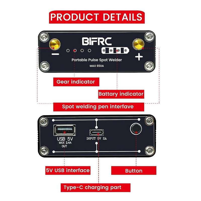 Dh20 Pro+ Diy Spot Spot Welding Machine for Nickel 18650 Battery