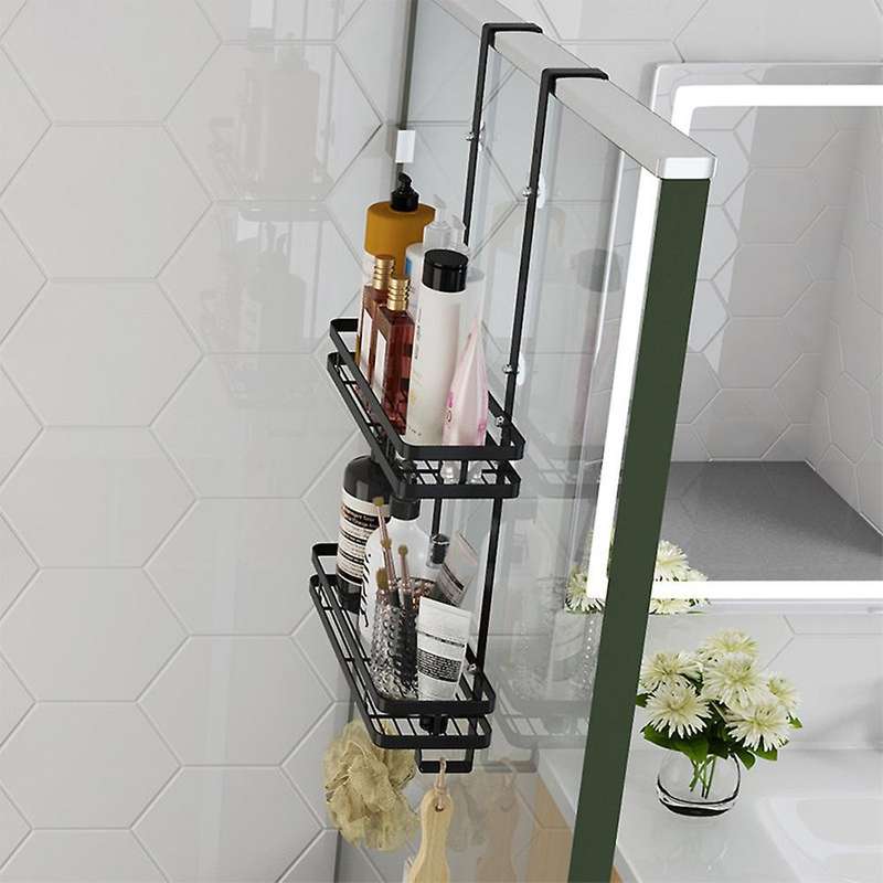Bathroom Shelf Free Punching Wall Hanging Layered Hanging Rack