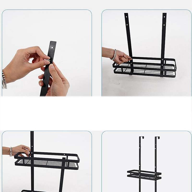 Bathroom Shelf Free Punching Wall Hanging Layered Hanging Rack