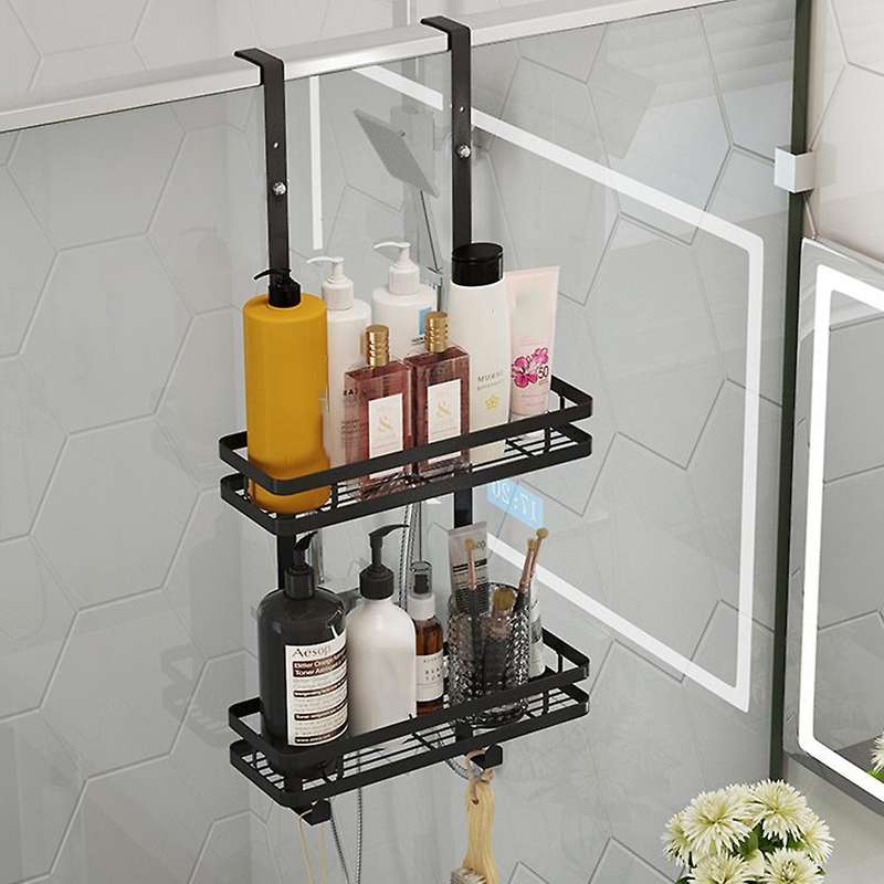 Bathroom Shelf Free Punching Wall Hanging Layered Hanging Rack