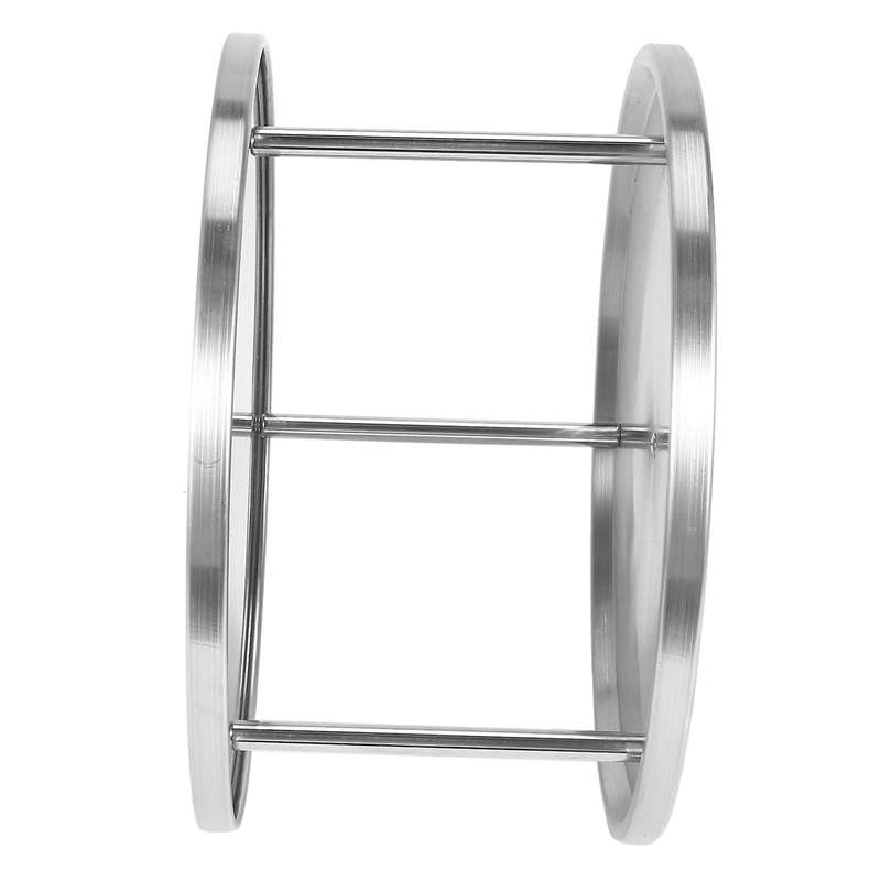 Spice Rack Stainless Steel 360 Degree Turntable 2 Stand