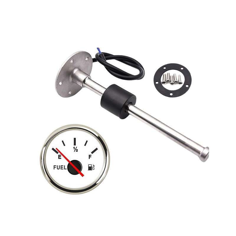 0-190 Ohm Fuel Tank Oil Level Indicator Fuel Gauge Digital Fuel