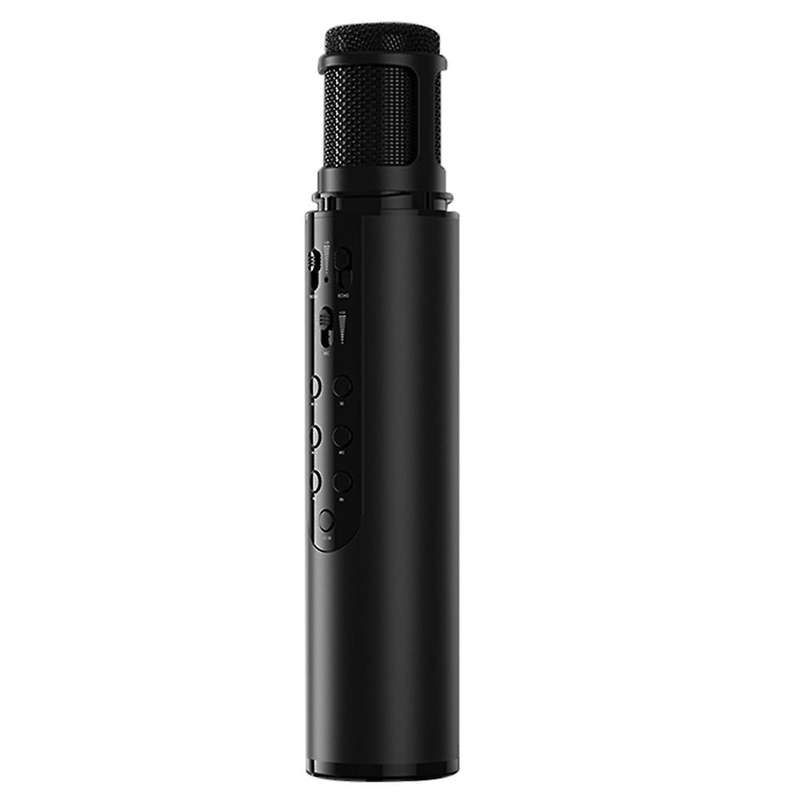 Bluetooth Karaoke Audio Integrated Live Handheld Home Mic K1 Black