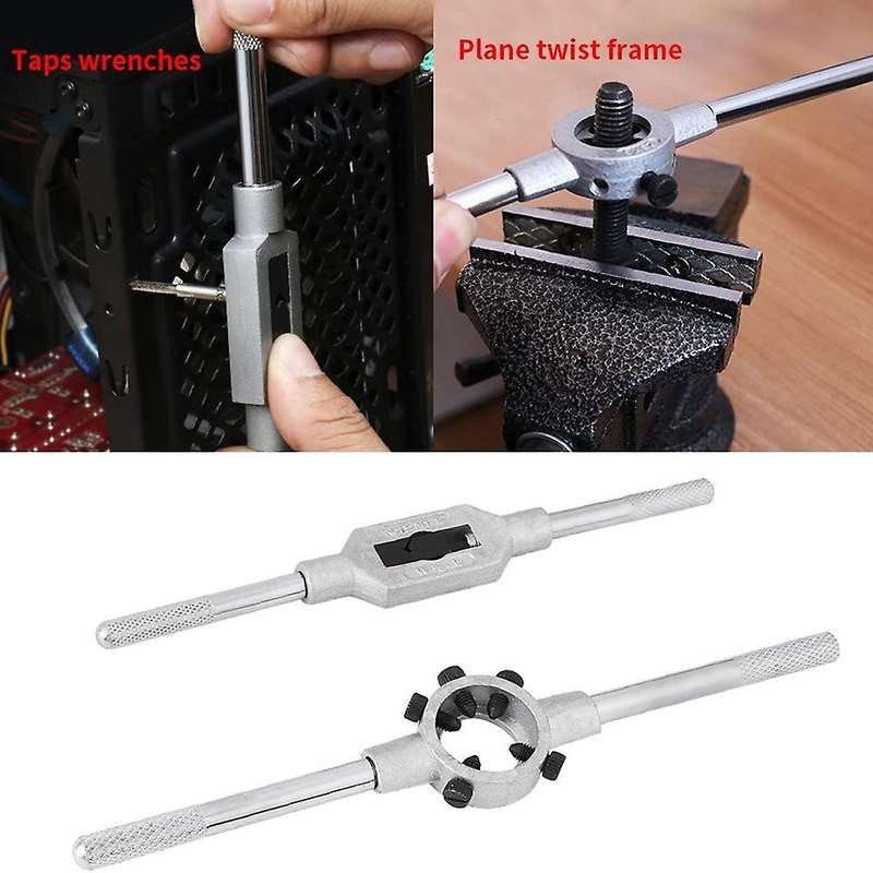 32pc M3-m12 Metric Tap and Die Set Tool Thread Tap Die Wrench Set