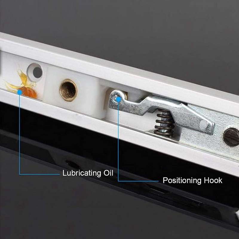 Hydraulic Buffer Adjustable Closers Aluminum 75kg Hardware Fittings
