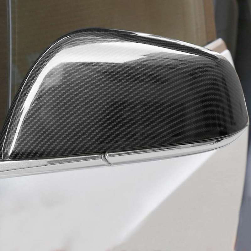 Car Rear View Mirror Decoration Cover Cap for Tesla Model-x- 2019