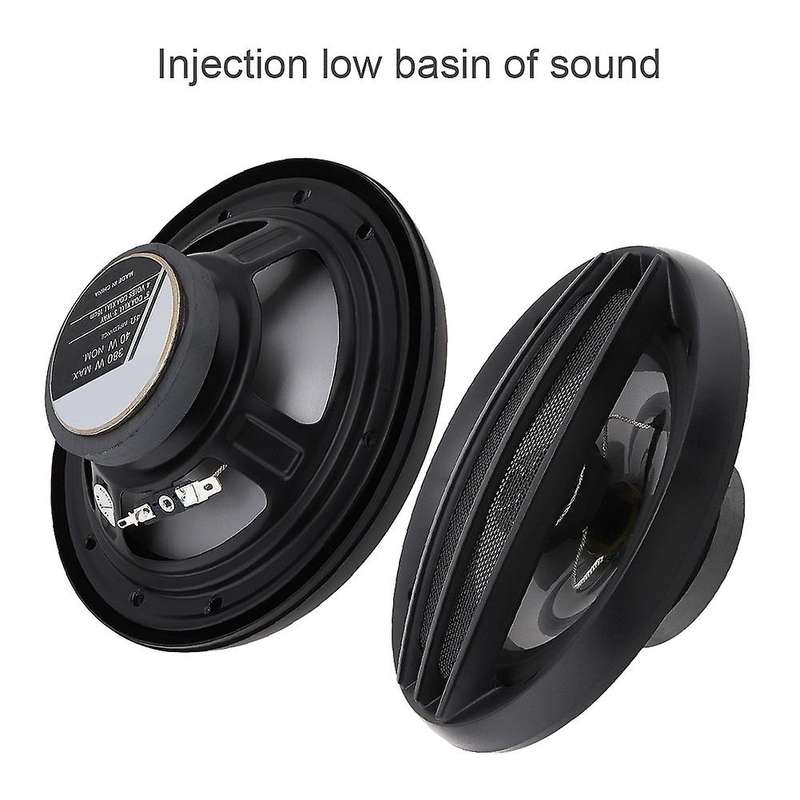 2pcs 6 Inch 380w Car Hifi Coaxial Speaker Vehicle Door Auto Audio