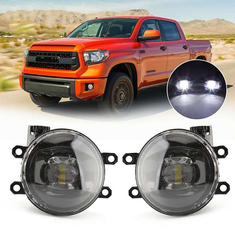 1 Pair Car Front Bumper Led Fog Lights for Toyota 4runner Rav4 Camry