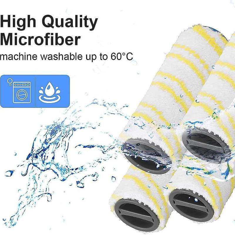 8pcs Roller Brush for Karcher Fc5 Fc7 Fc3 Fc3d Electric Floor Cleaner