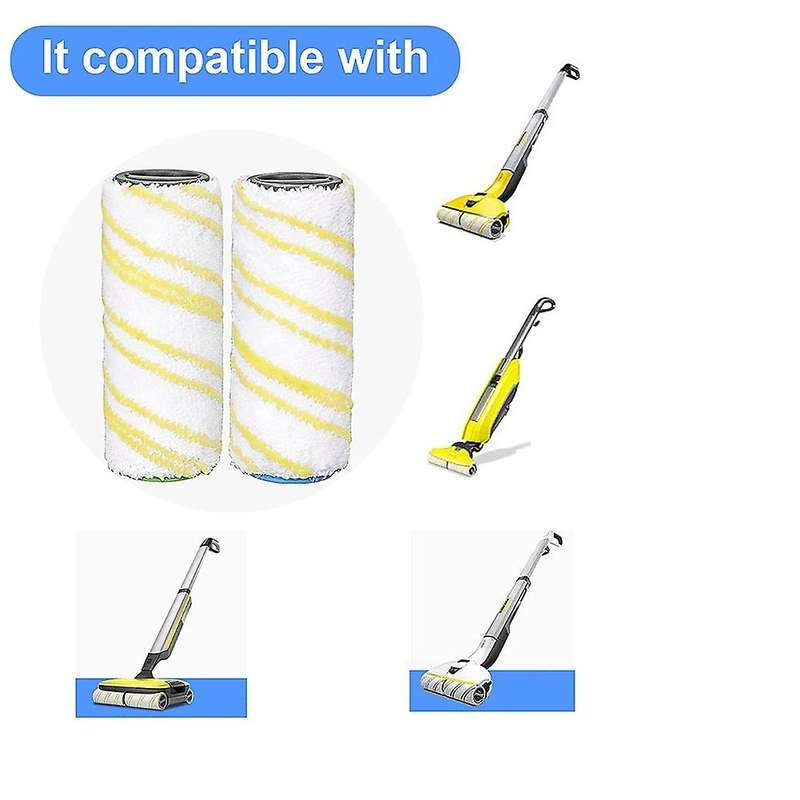 8pcs Roller Brush for Karcher Fc5 Fc7 Fc3 Fc3d Electric Floor Cleaner