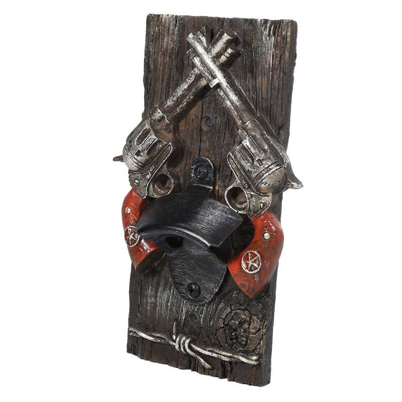 8 Inch High Vintage Beer Opener Western Bar Wall Decor
