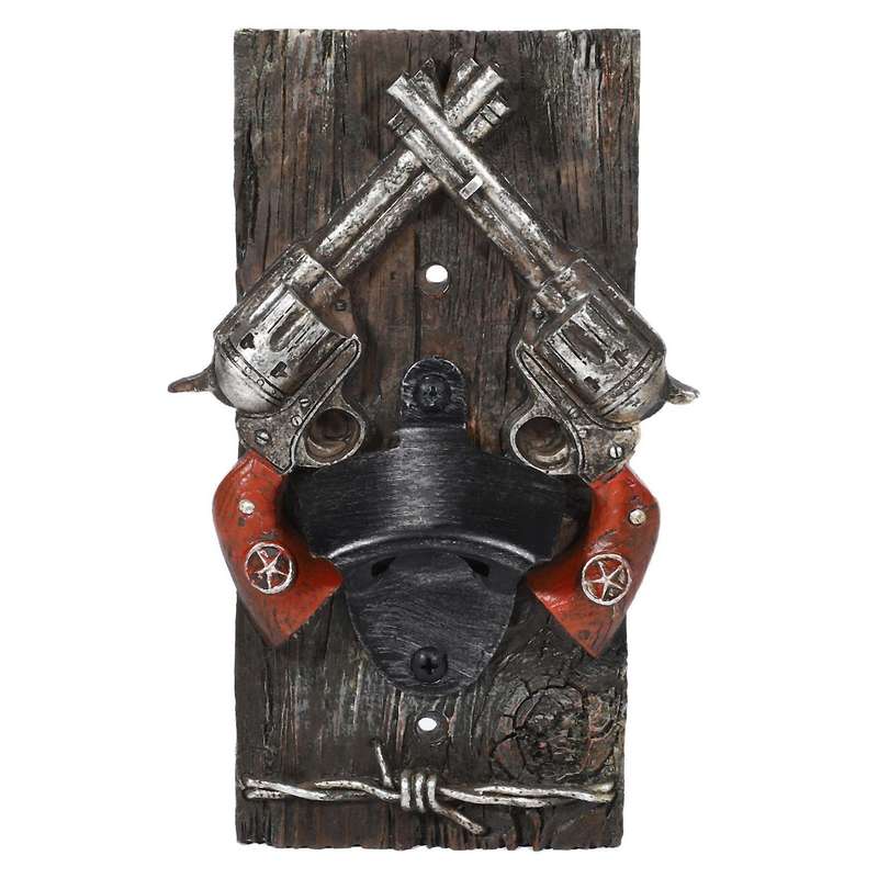 8 Inch High Vintage Beer Opener Western Bar Wall Decor