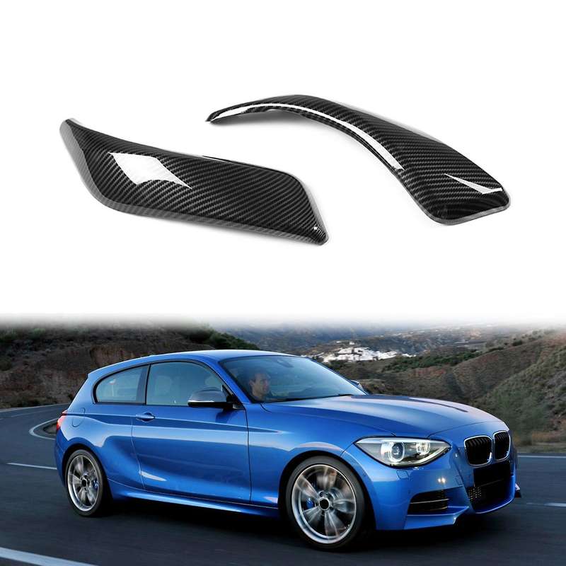4pcs Carbon Fiber Car Inner Door Handle Trim Pull Grab Handle Cover