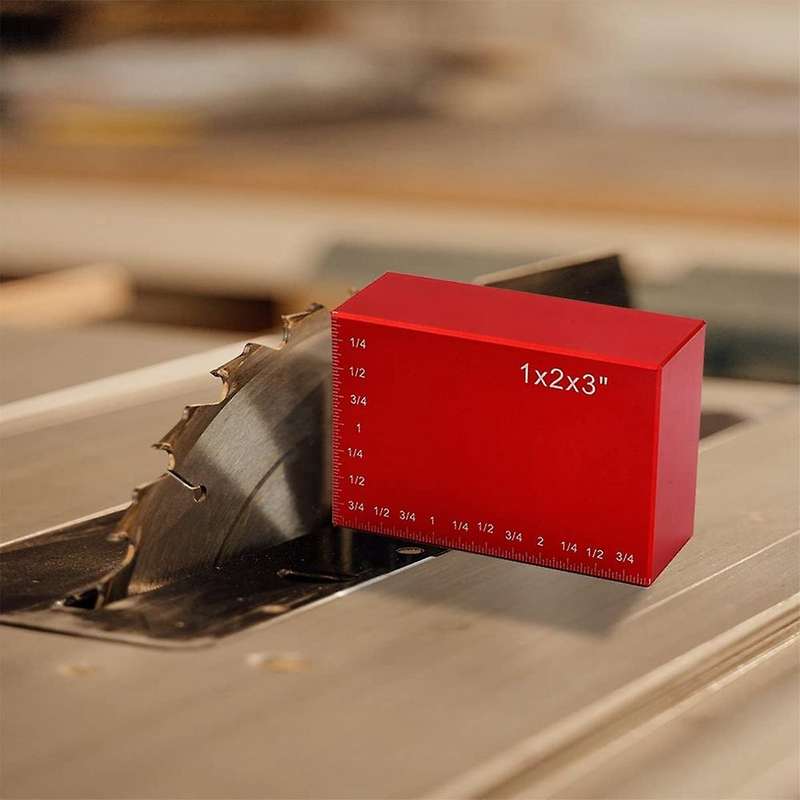 15pcs Setup Blocks Set, for Router and Table Saw Accessories Red