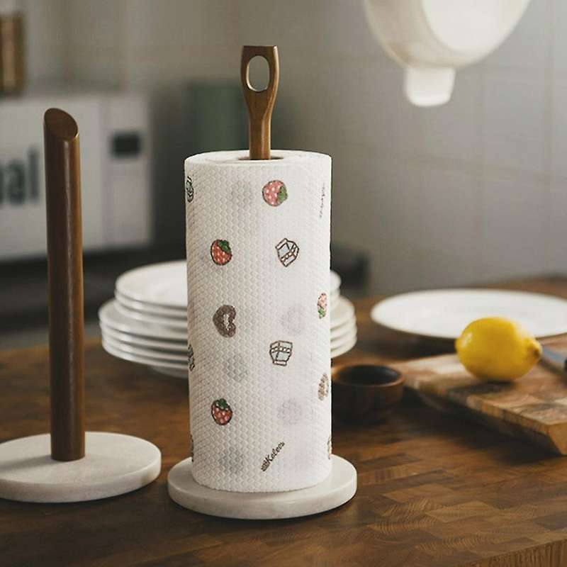 Nordic Wood Tissue Roll Paper Rack Shelf Napkin Tissues Home Decor