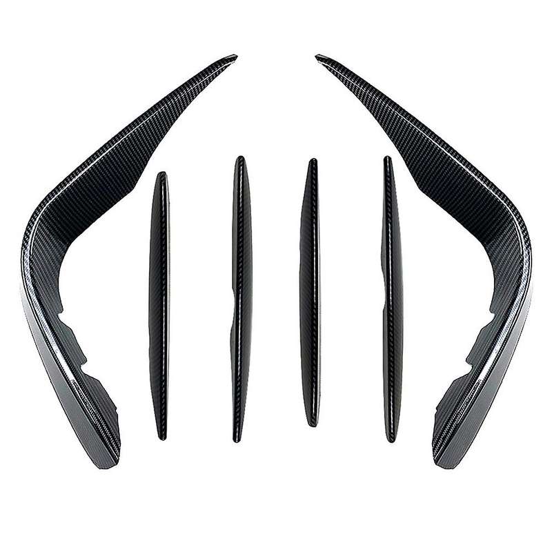 Front Bumper Spoiler Splitter Cover for Mercedes-benz Carbon Fiber