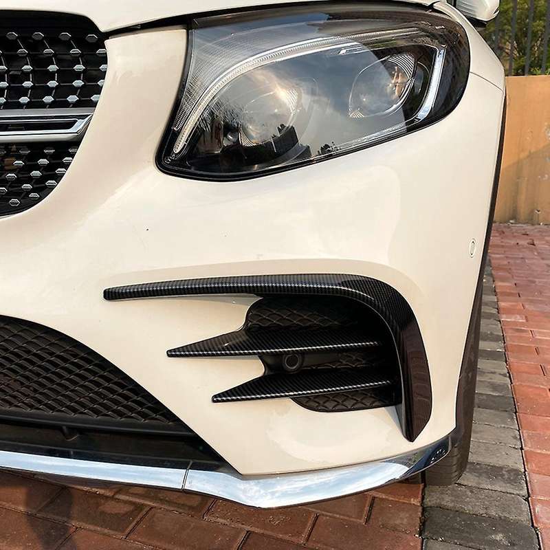 Front Bumper Spoiler Splitter Cover for Mercedes-benz Carbon Fiber