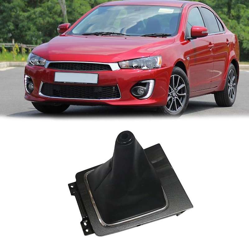 Car Carbon Fiber Gear Shift Lever Panel for Mitsubishi Lancer Ex
