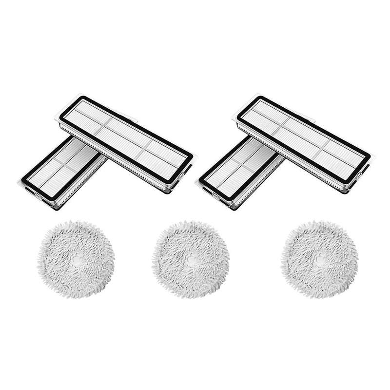 7pcs Hepa Filter Mop Cloth for Xiaomi Dreame W10 Robot Vacuum Cleaner