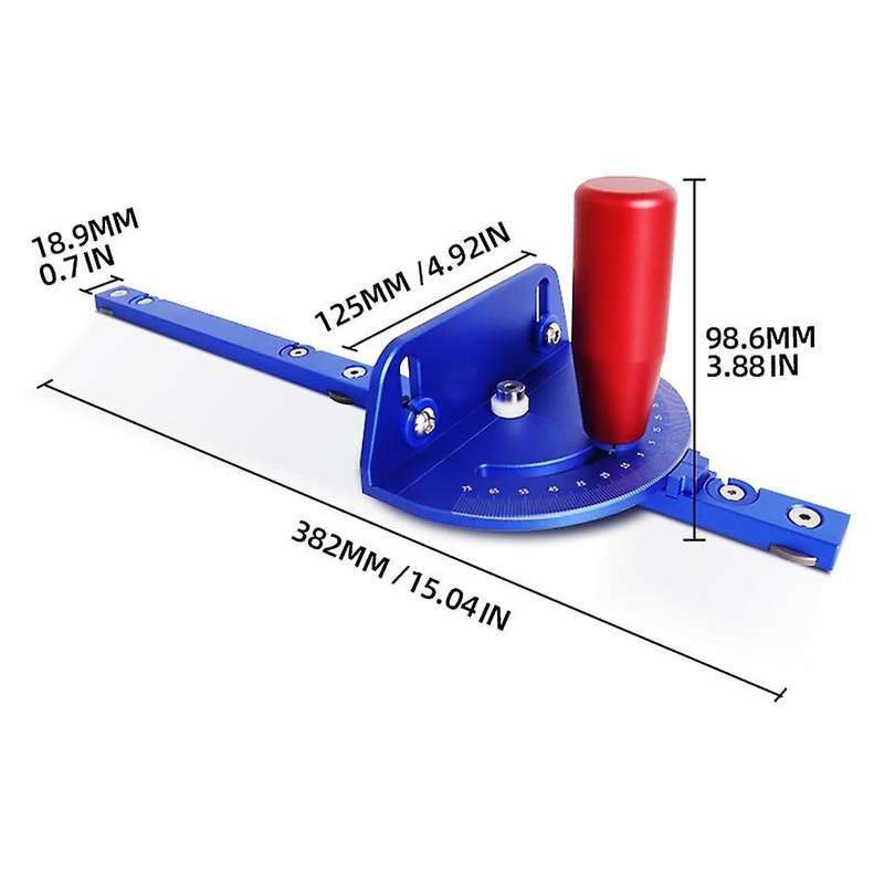 Miter Gauge Table Saw Router with Track Stop Profile Fence Sawing