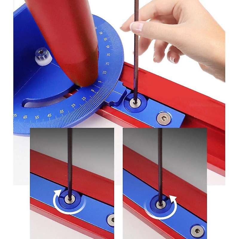 Miter Gauge Table Saw Router with Track Stop Profile Fence Sawing