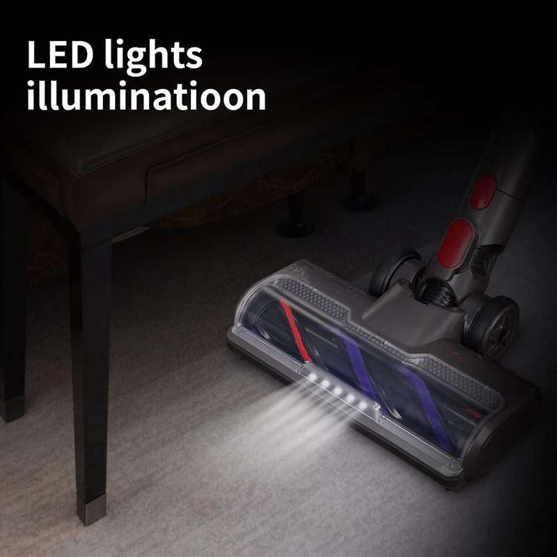 Floor Attachment for Dyson V7v8v10 V11 Vacuum Cleaners with Led Light