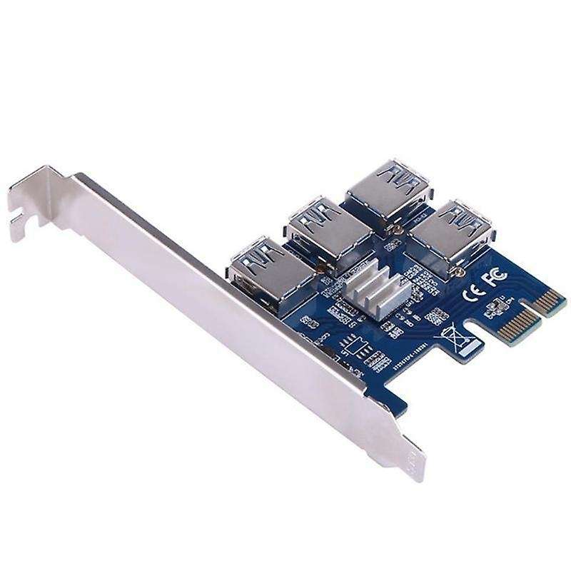 Pcie 1x to 4 Pci-express Adapter+ver006 C Riser Card