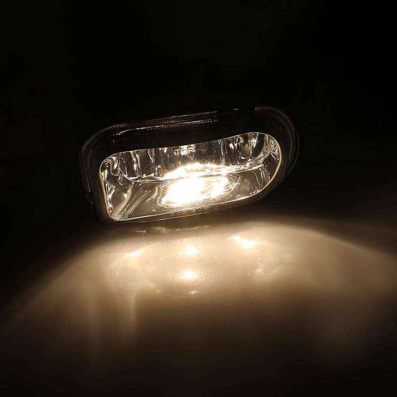 Car Front Bumper Fog Lights Lamp with Bulb for Benz C-class W203 C200