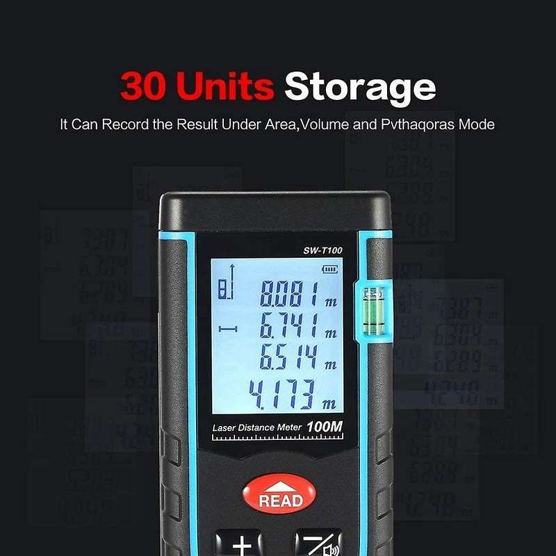 Distance Measure Meter with Bubble Area/volume Diastimeter Tool