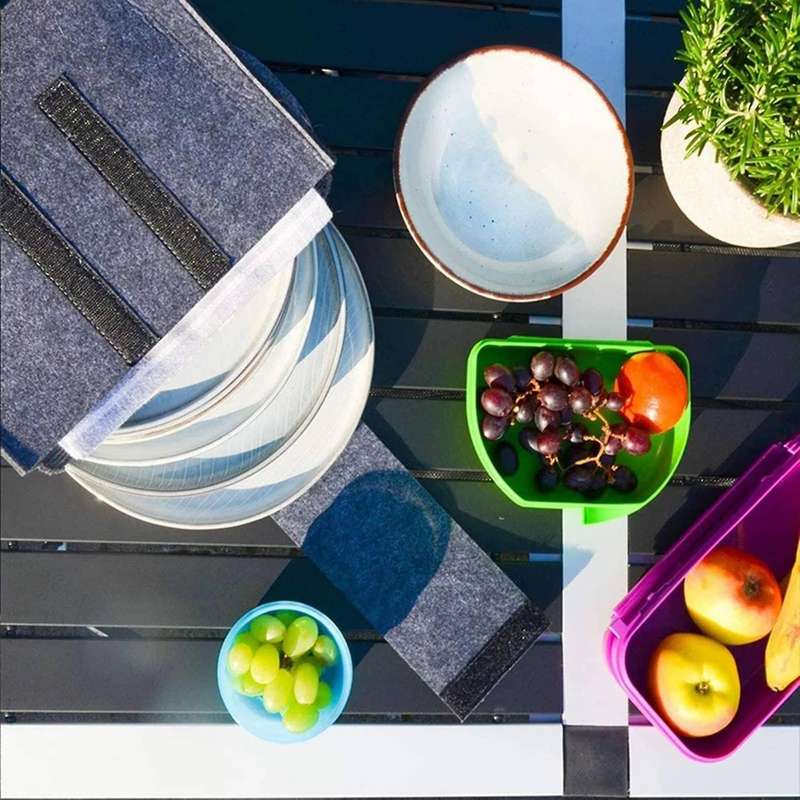 Plate Storage Holder Bag for Kitchen Felt Plate Dish Containers