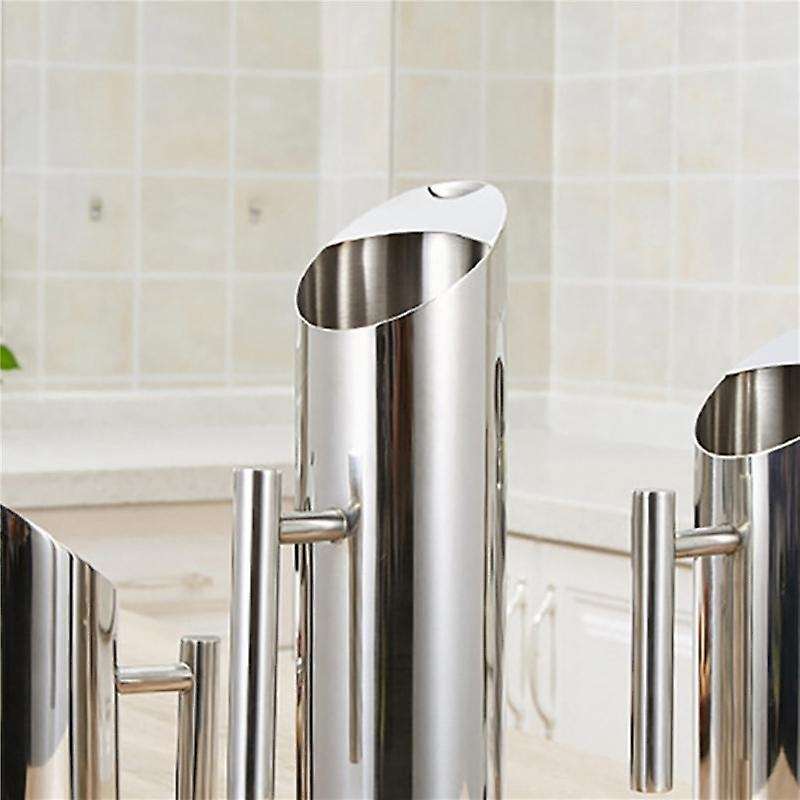 3x Stainless Steel Water Pitcher with Ice Guard Tea Pot Kettle 1l