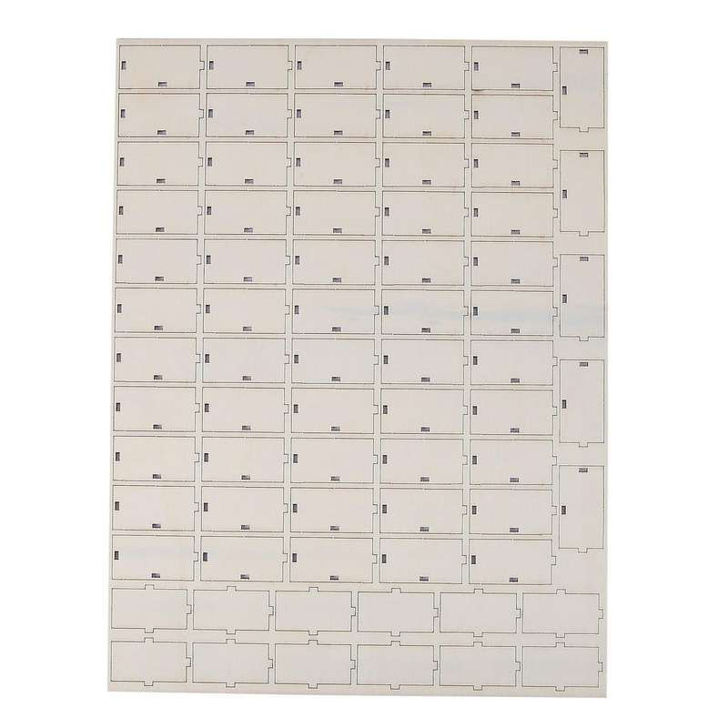 2x Eid Mubarak Countdown Calendar Diy Wood for Home Decoration 2