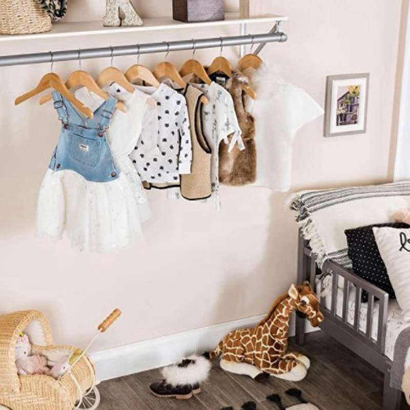 Wooden Children's Hangers (20 Pack) Smooth and Durable Wooden Baby