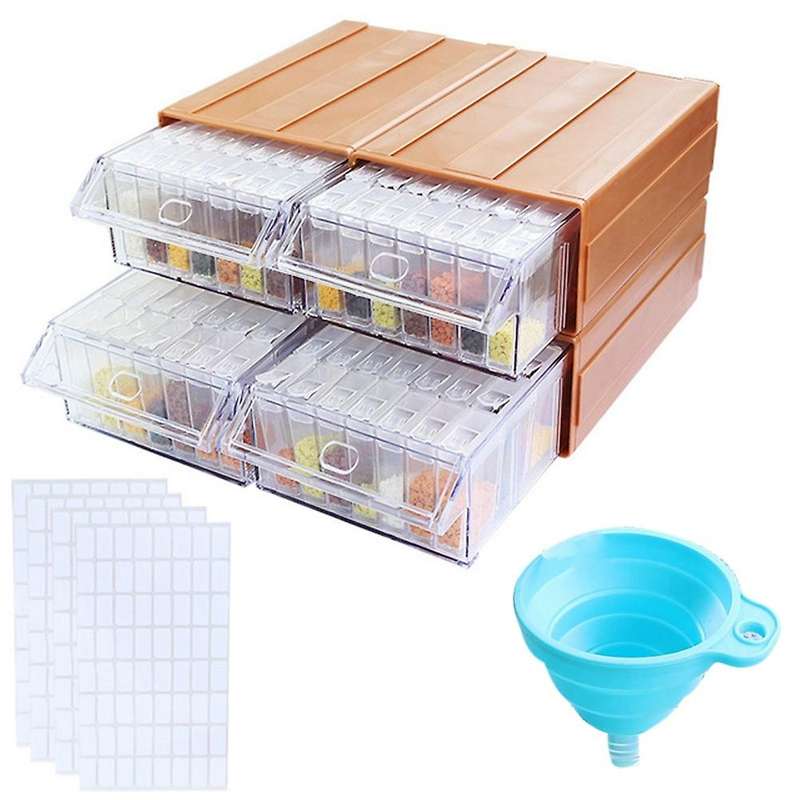 Diy Storage Box Nail Jewelry Storage Drawer Box,140 Grid