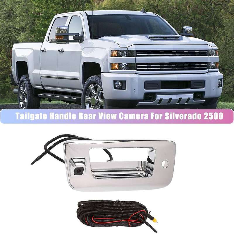 Car Tailgate Handle Rear View Camera for Chevy Silverado 2500