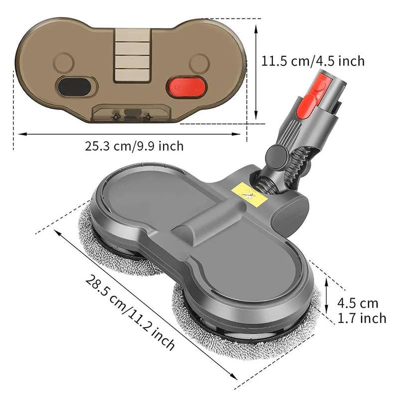 Electric Mop Attachment for Dyson V11 V15 V10 V8 V7 Vacuum Cleaner