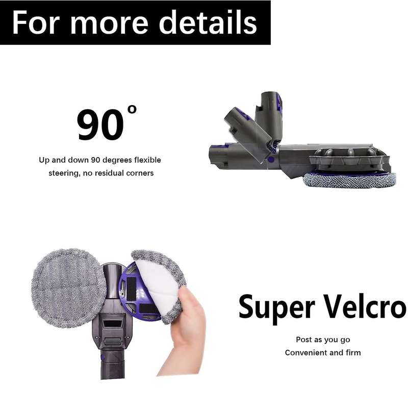 Mop Head Attachment for Dyson V7 V8 V10 Models Vacuum Cleaner