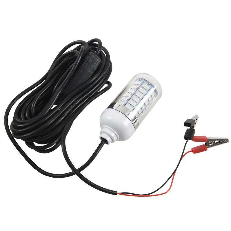5x 12v Led Green Night Fishing Light Shad Squid Boat Fishing Light