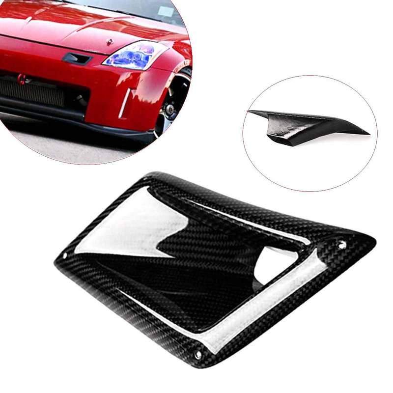Left Side Board Front Bumper Air Vent Duct Trim for Nissan 350z 03-09