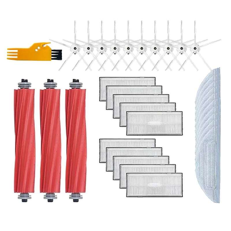 Hepa Filter Rubber Main Brush Mop Cloth Pads Side Brush Accessories