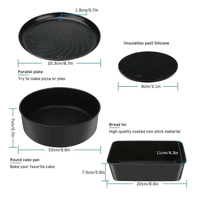 Air Fryer Accessories Set, for Ninja Foodi Oven Or Pressure Cooker