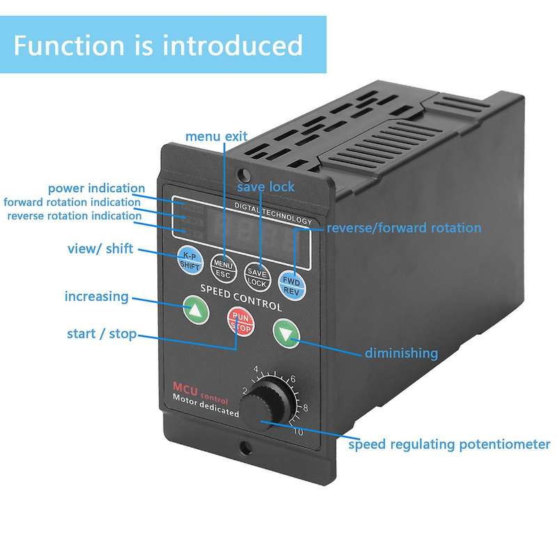 Single-phase Input 3-phase Output Motor Driver Frequency Converter